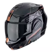 SCORPION EXO-Tech EVO Traveller modular helmet Black / Copper