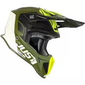 Moto Cross Enduro Мотошлем In Fiber Just1 J18 PULSAR Army green