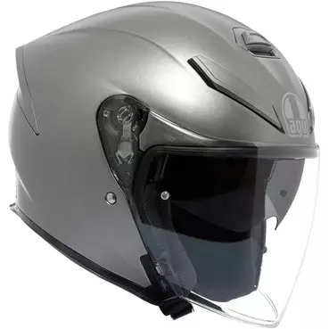 AGV K5 Jet EVO E2206 open face helmet Matt Luna Grey