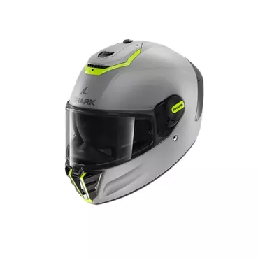 SHARK Spartan RS Blank full face helmet Silver / Yellow / Silver