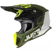 Moto Cross Enduro Мотошлем Just1 J18 + MIPS PULSAR Army Green Opaque