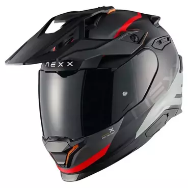 NEXX Y.Travl Quest full face helmet Black / Matt Red
