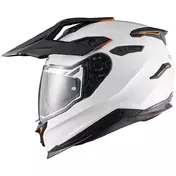 Adventure Nexx V.Traveler Mono White Motorcycle Мотошлем