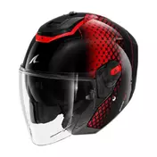 SHARK RS Jet Stride open face helmet Black / Red / Anthracite