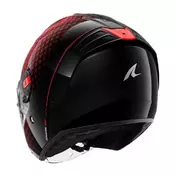 SHARK RS Jet Stride open face helmet Black / Red / Anthracite
