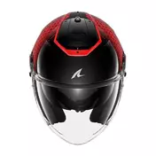 SHARK RS Jet Stride open face helmet Black / Red / Anthracite