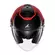 SHARK RS Jet Stride open face helmet Black / Red / Anthracite