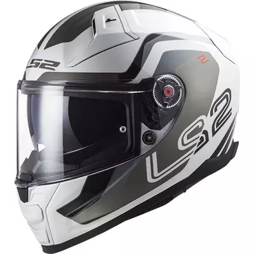 Ls2 Ff811 Vector 2 Metric Мотошлем White Silver Белый