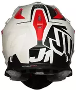 Moto Cross Enduro Мотошлем In Just1 J18 VIRTUAL Fiber Fluo Red Matt White