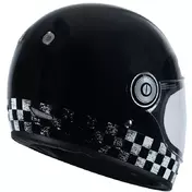 Origine VEGA Racer Custom Full Face Motorcycle Мотошлем Black