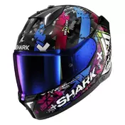 SHARK Skwal I3 Hellcat Full Face Helmet Black / Chrome / Blue