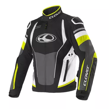 Clover Airblade 5 мотокуртка Black Yellow Желтый