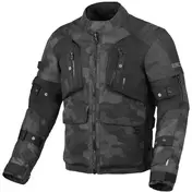 Macna Higera Softshell Motorcycle мотокуртка Black Grey Camo