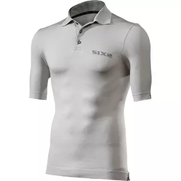 поло Underwear Short Sleeves Sixs поло Activewear Gray