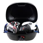 HEPCO BECKER Journey 610207 00 09 Top Case Silver / Black / Red