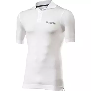 поло Underwear Short Sleeves Sixs поло Activewear White
