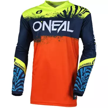 Element Shocker Blue Orange Kids Cross Enduro Jersey