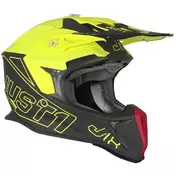 Moto Cross Enduro Мотошлем Just1 J18 + MIPS VERTIGO Red Gray Yellow Fluo