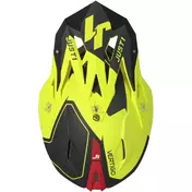 Moto Cross Enduro Мотошлем Just1 J18 + MIPS VERTIGO Red Gray Yellow Fluo