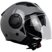 Jet One ALFA 2.0 Solid Nardo Grey Motorcycle Мотошлем