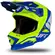 Moto Cross Enduro Мотошлем Ufo ECHUS Blue Fluo Yellow Matt