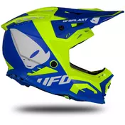 Moto Cross Enduro Мотошлем Ufo ECHUS Blue Fluo Yellow Matt