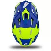 Moto Cross Enduro Мотошлем Ufo ECHUS Blue Fluo Yellow Matt