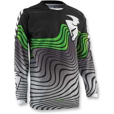 Thor S5 Phase Topo Lime Джерси Черн/зеленая