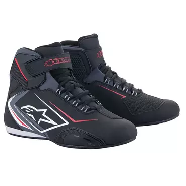 Alpinestars Sektor Waterproof мотоботы Black White Grey СЕРЫЙ