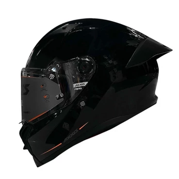 AXXIS FF132 Fenix Solid A1 Gloss мотошлем черный
