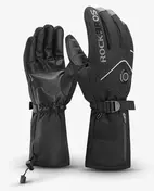 Rockbros термоперчатки с подогревом зимние для снегохода, квадроцикла черные, Размер L (уценка)