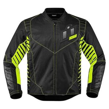 Icon Overlord Wireform желтая мотокуртка