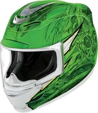 Icon Airmada Sportbike SB1 мотошлем зеленый