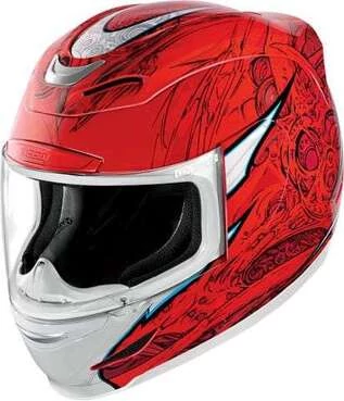 Icon Airmada Sportbike SB1 мотошлем красный