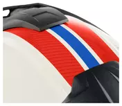 E2 Defender White Black, White, Blue, Red