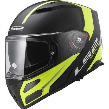 LS2 FF324 Metro Rapid Hi-Viz мотошлем черный матовый