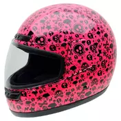 NZI Activy Integralhelm Junior Glossy Pink Bones