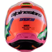 Alpinestars SM3 YOUTH DEEGAN Kids Cross Enduro Motorcycle Мотошлем Fluorescent Orange Purple Fluorescent Pink Glossy
