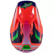 Alpinestars SM3 YOUTH DEEGAN Kids Cross Enduro Motorcycle Мотошлем Fluorescent Orange Purple Fluorescent Pink Glossy