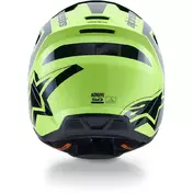 Alpinestars SM3 Heat Youth Motocross Enduro Мотошлем ECE06 Fluorescent Yellow Gloss Black