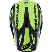 Alpinestars SM3 Heat Youth Motocross Enduro Мотошлем ECE06 Fluorescent Yellow Gloss Black