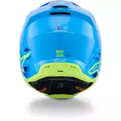 Alpinestars SM3 Force Youth Motocross Enduro Мотошлем Ece06 Gloss Cyan