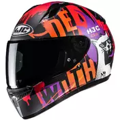 HJC C10 FOP MC7SF Full Face Motorcycle Мотошлем for Kids