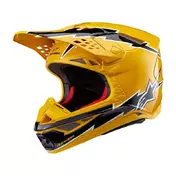 Alpinestars Supertech M10 2206 Ampress Мотошлем Gold Золотистый