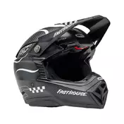 Bell Moto-10 Spherical Fasthouse Raven Мотошлем Matt Черный