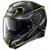 Nolan N87 Plus Overland N-com Yellow Flat Black Желтый