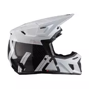 Leatt Moto 9.5 Carbon V26 Мотошлем Kit White Black Белый