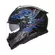 Agv K7 E2206 Genisys Мотошлем Black Blue Grey Синий