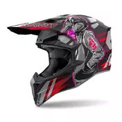 Airoh Wraaap Cyber Мотошлем Red Matt Красный