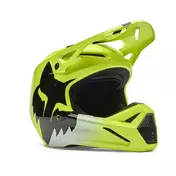 Fox V1 Youth Shield Мотошлем Yellow Fluo Желтый